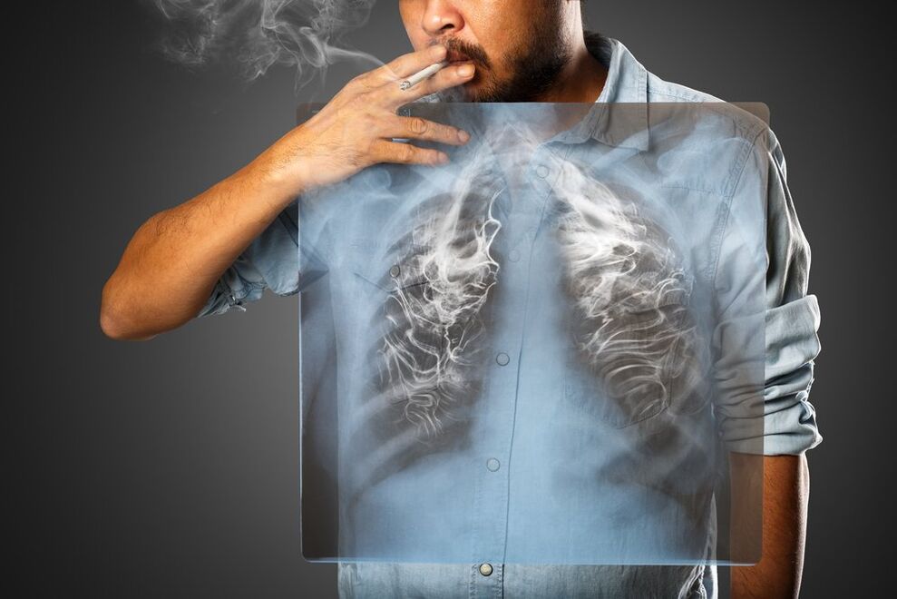 il fumo ha un effetto dannoso sul corpo umano